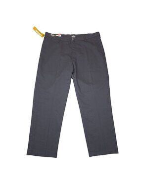 Lee Total Freedom Relaxed Fit Chino Pants 38x30 Flex2Fit Waistband Charcoal